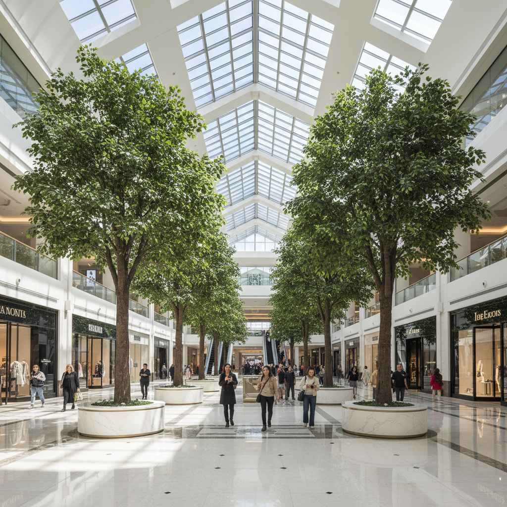 Artificial Trees & Plants for Shopping Malls