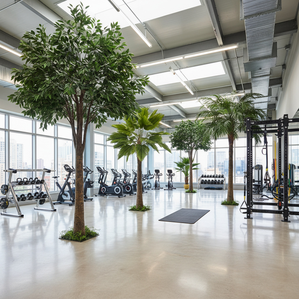 Artificial Trees & Plants for Gyms & Wellness Studios