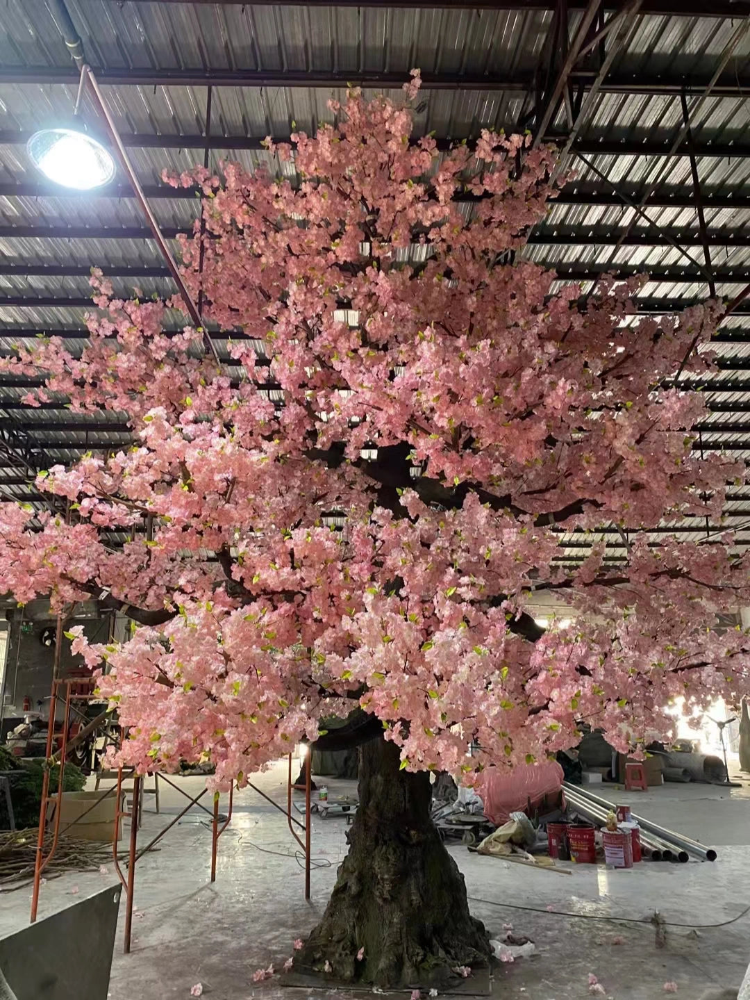 Artificial Cherry Blossom Tree 20 FT Fiberglass Trunk Outdoor Display