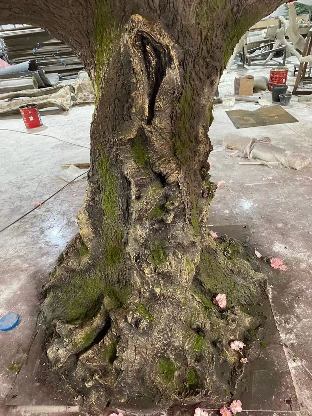 Artificial Cherry Blossom Tree 20 FT Fiberglass Trunk Outdoor Display