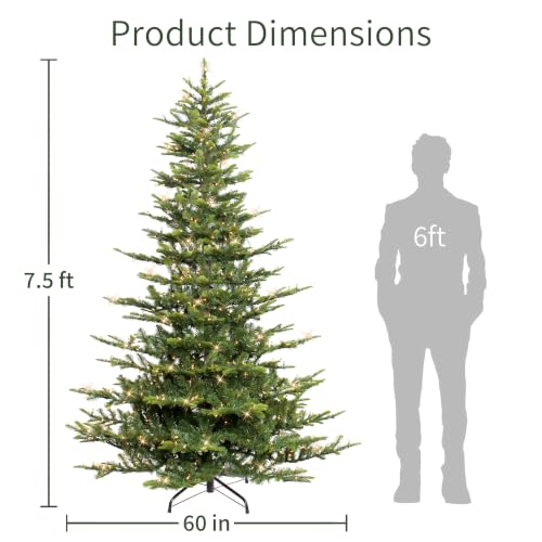Pre-Lit Aspen Fir Artificial Christmas Tree