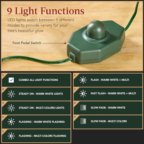 Aspen Fir Sparse Pre-Lit Artificial Christmas Tree