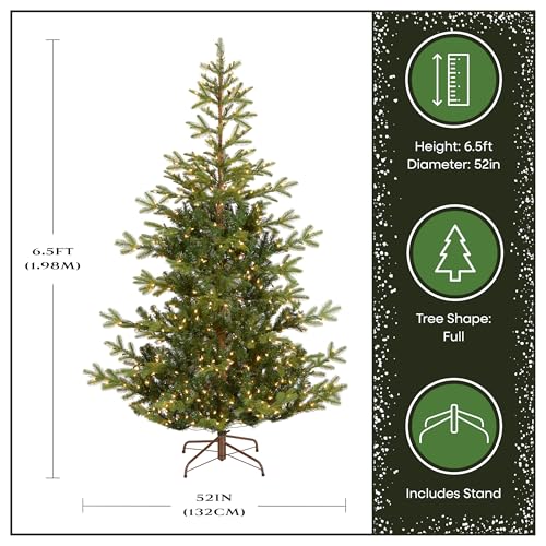 Norway Spruce Artificial Christmas Tree with Natural Green Branches
