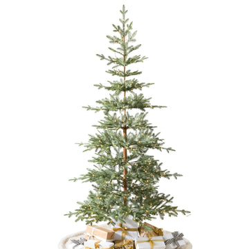 Balsam Fir Sparse Pre-Lit Artificial Christmas Tree with Warm White Lights
