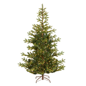 Norway Spruce Artificial Christmas Tree with Natural Green Branches