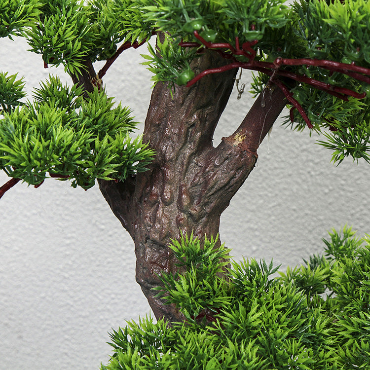 Tall Artificial Welcome Pine Tree for Indoor Landscapes