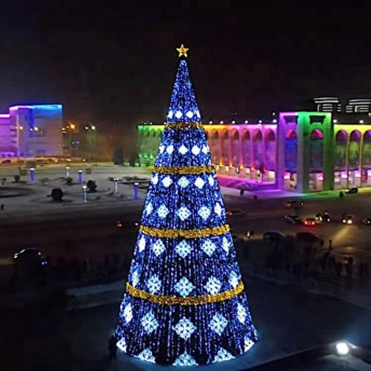 8m Spruce Style LED Christmas Tree for Outdoor Installations