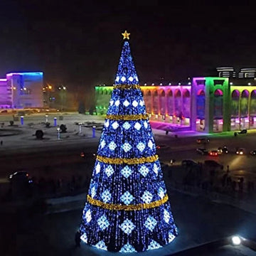 8m Spruce Style LED Christmas Tree for Outdoor Installations