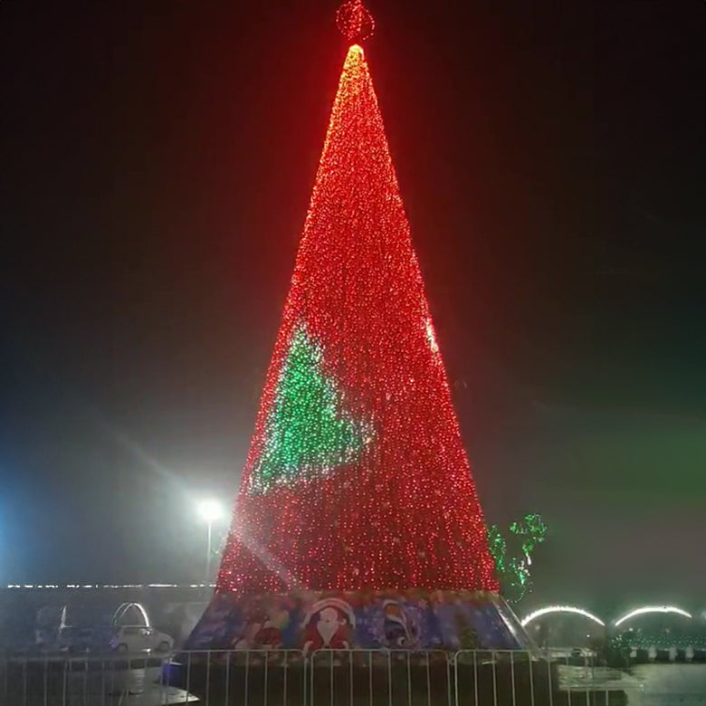 8m Spruce Style LED Christmas Tree for Outdoor Installations