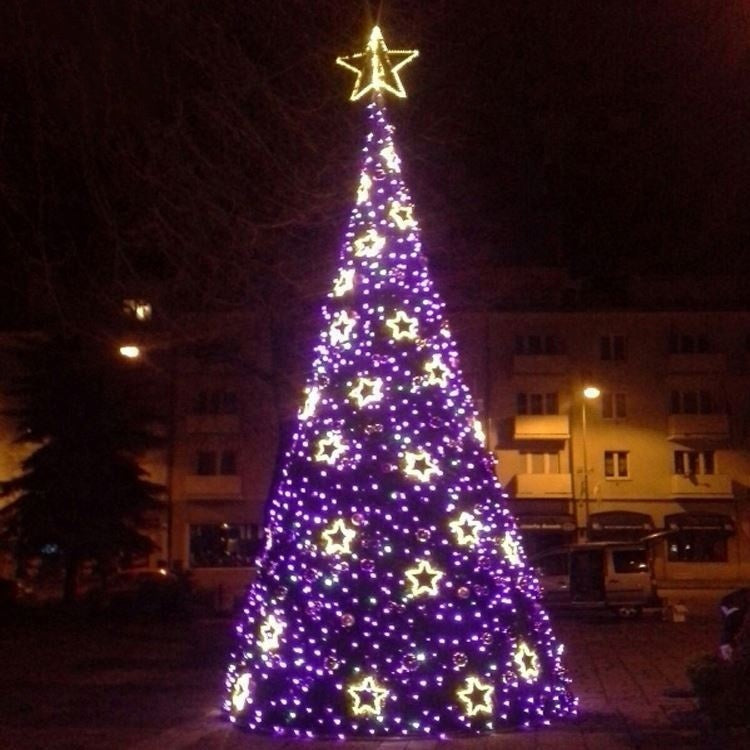 8m Spruce Style LED Christmas Tree for Outdoor Installations