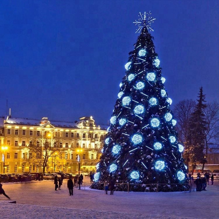 8m Spruce Style LED Christmas Tree for Outdoor Installations