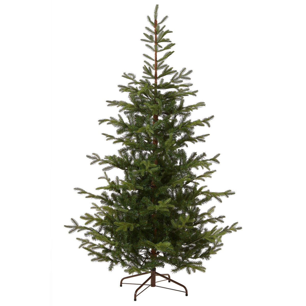 Norway Spruce Artificial Christmas Tree with Natural Green Branches