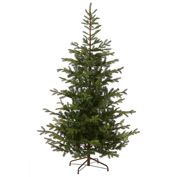 Norway Spruce Artificial Christmas Tree with Natural Green Branches