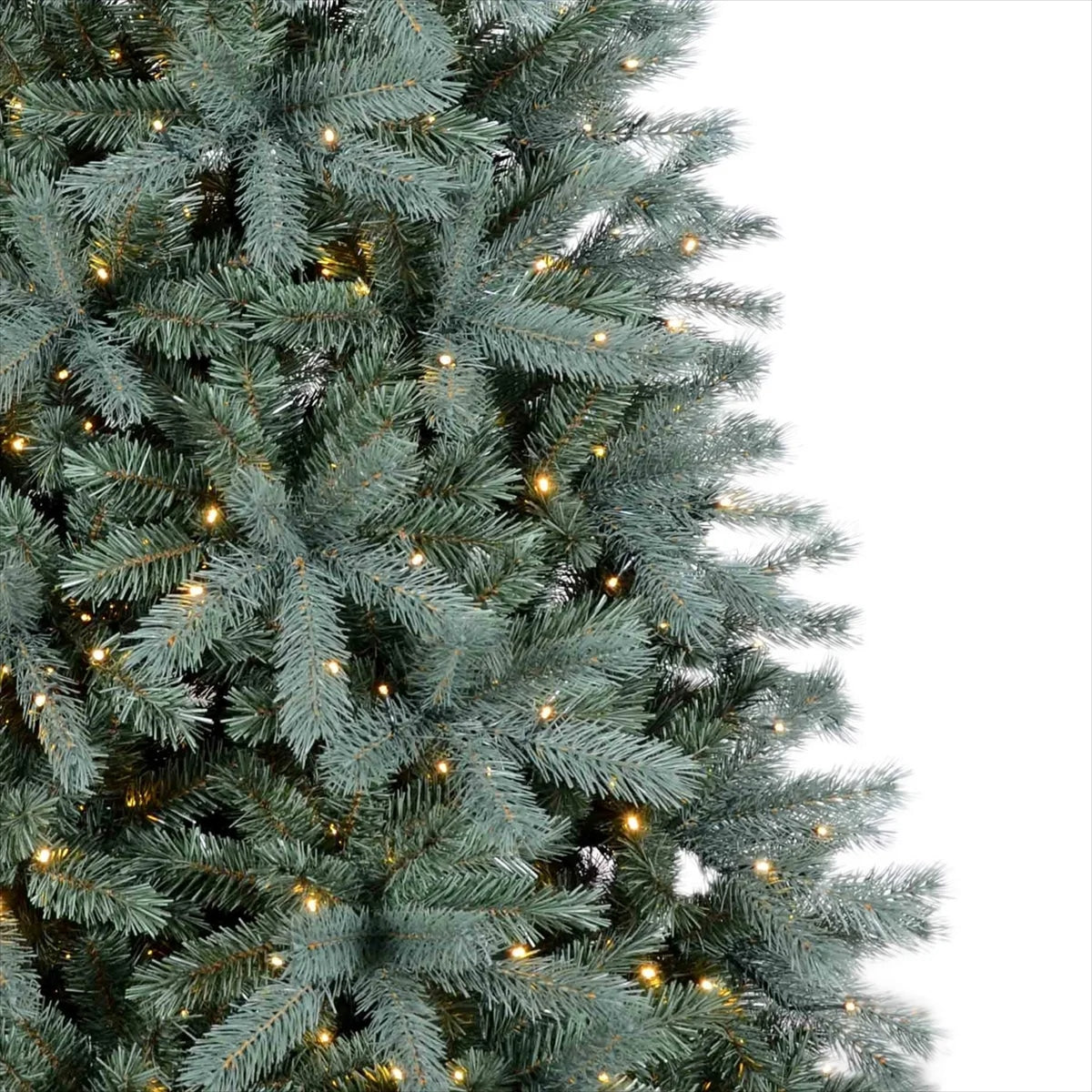9ft Blue Spruce Pre-Lit Artificial Christmas Tree with Hinged Design