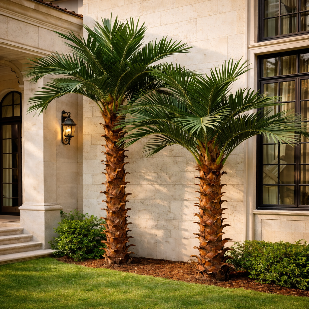 Large Faux Coconut Palm Tree Indoor Outdoor