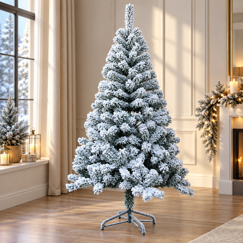 Hinged Artificial Christmas Tree for Home Decoration