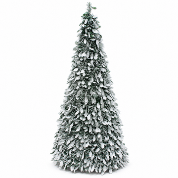 Artificial Pine Snowing Decorative Christmas Tree with LED Lights