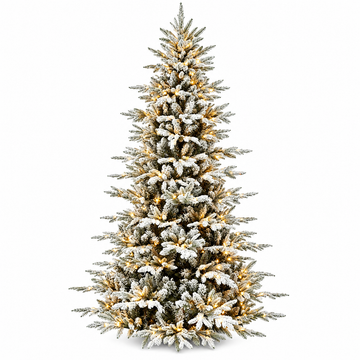 Artificial Pre Lit Christmas Tree Lighted Aspen Christmas Tree