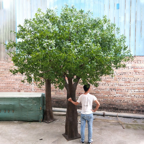 Silk Leaf Artificial Osmanthus Tree for Garden Decor