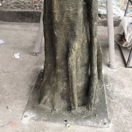 Large Artificial Ficus Tree with Fiberglass Trunk Decor