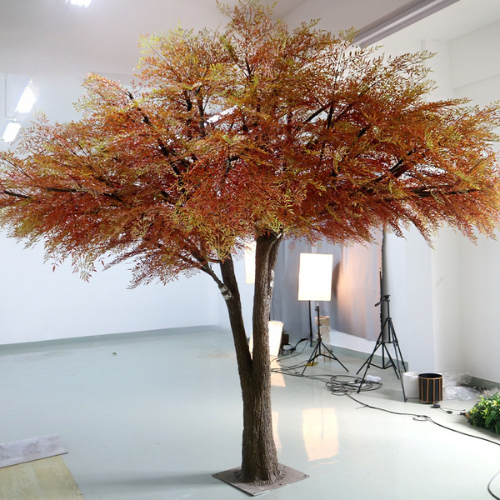 Colorful Faux Nandina Tree for Indoor Outdoor Decor – Faux Natural