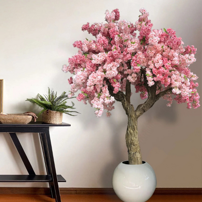 Artificial Cherry Blossom Tree 6.5 FT Indoor Centerpiece