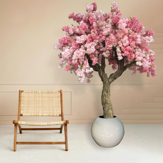 Artificial Cherry Blossom Tree 6.5 FT Indoor Centerpiece