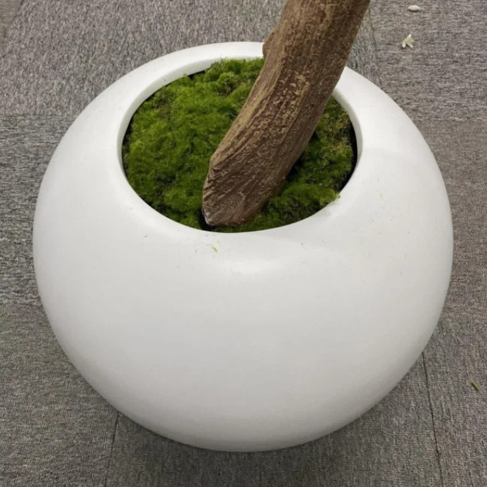 Artificial White Cherry Blossom Bonsai Tree Elegant Outdoor Use