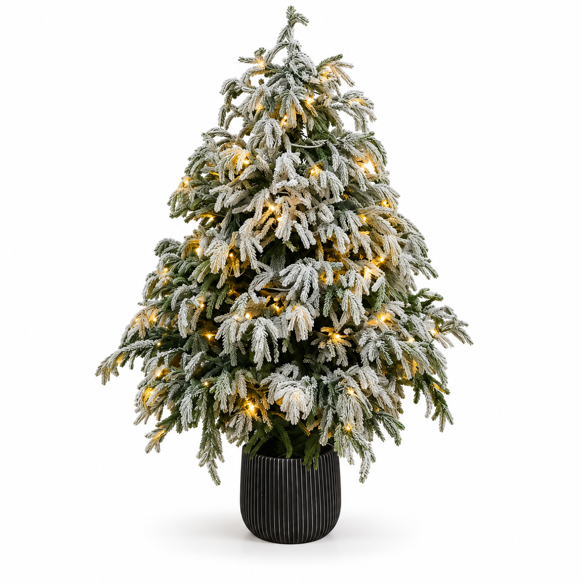 Nordic Pine Artificial Christmas Tree with Snow Flocking