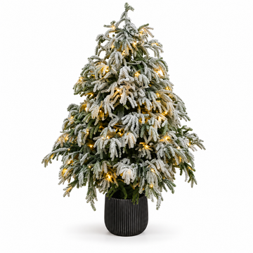 Nordic Pine Artificial Christmas Tree with Snow Flocking