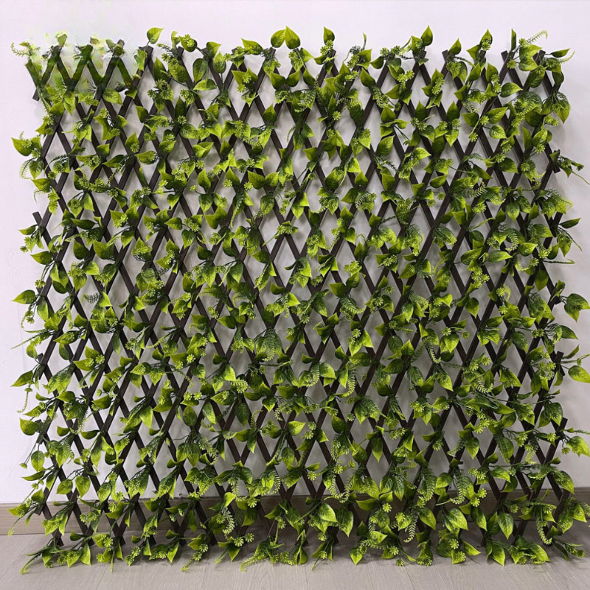 Artificial Leaf Expandable Trellis Artificial Trellis Fence Green Panel