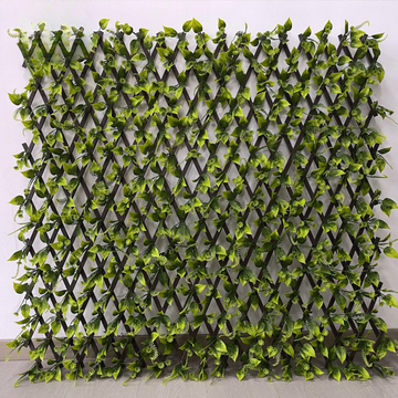 Artificial Leaf Expandable Trellis Artificial Trellis Fence Green Panel
