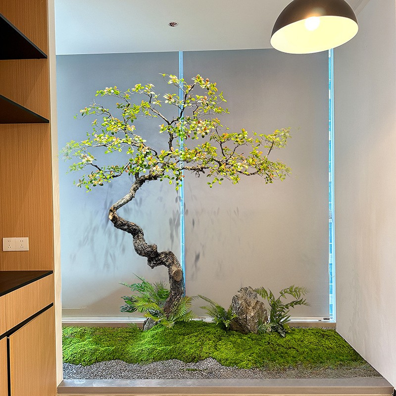 Artificial Large Spring Flower Green Plant