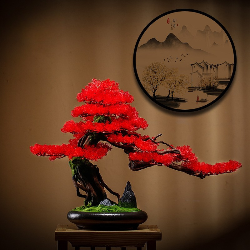 Artificial Bonsai Pine Tree for Living Room