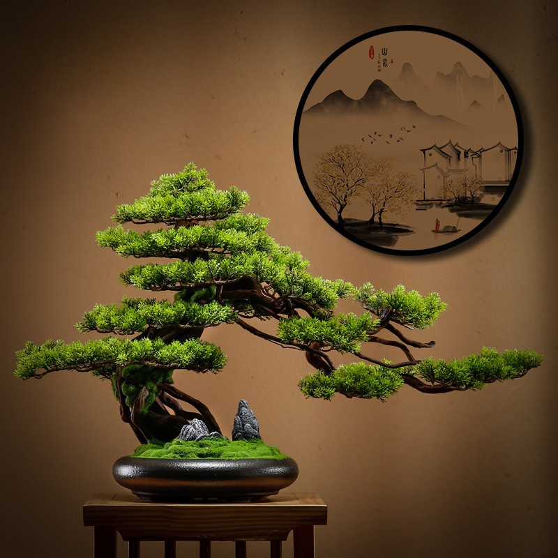 Artificial Bonsai Pine Tree for Living Room