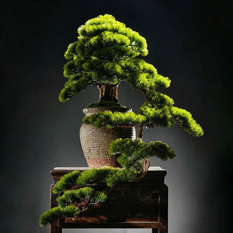 Artificial Pine Bonsai for Home Decor