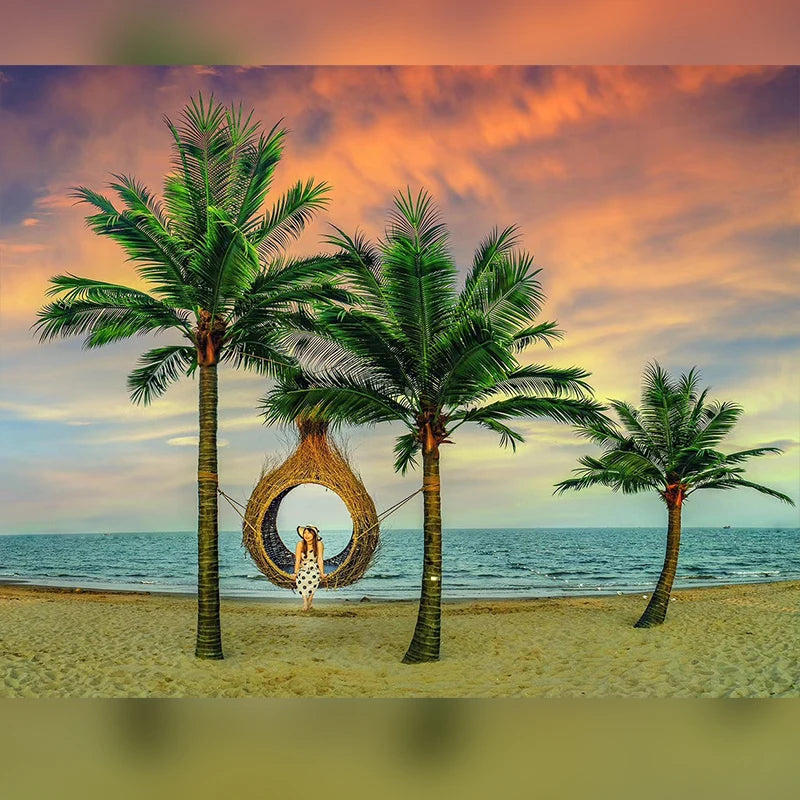 Artificial Coconut Palm Tree Realistic Look Indoor Use