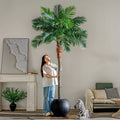 Artificial Coconut Palm Tree Plastic Outdoor Decor 9.2FT