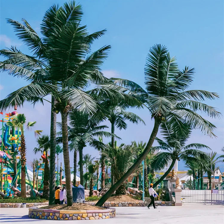 Artificial Coconut Tree FRP Tropical Decor 10 FT