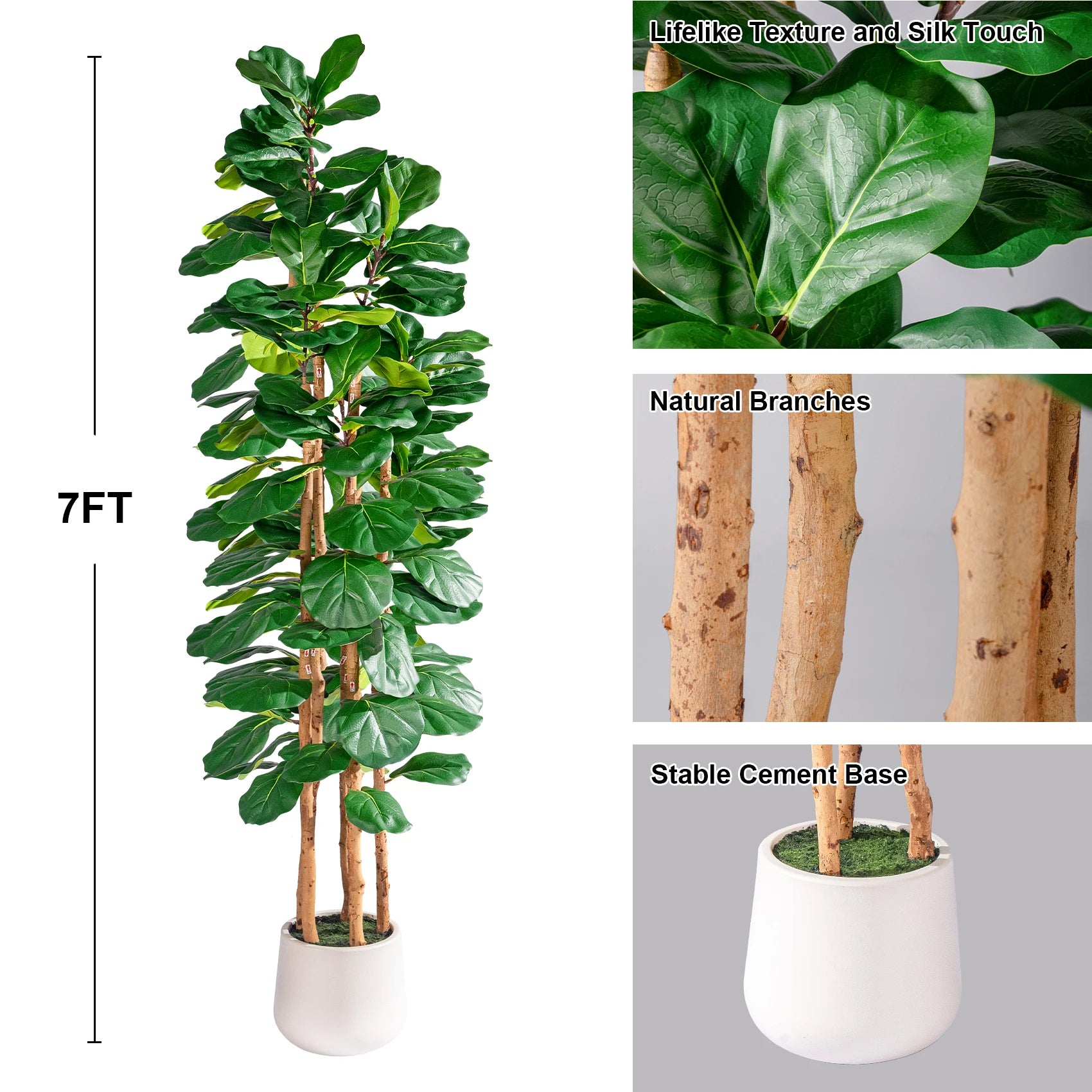 Artificial Ficus Banyan Signature Tree High Simulation 5–7 FT