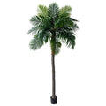 Artificial 8ft Coconut Palm Tree Indoor Outdoor Decor