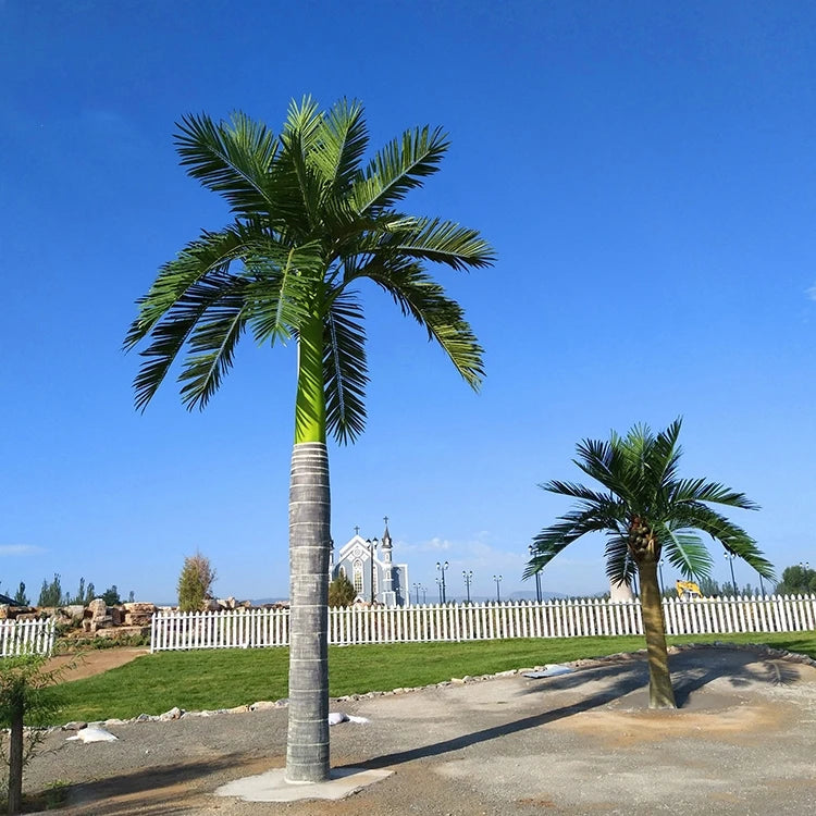 Artificial King Coconut Tree UV Protection Outdoor Elegance