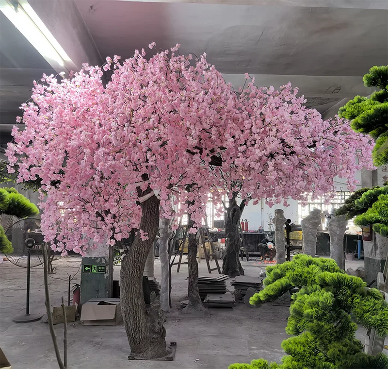 Artificial Sakura Tree 10ft Pink Blossoms Wedding Decor