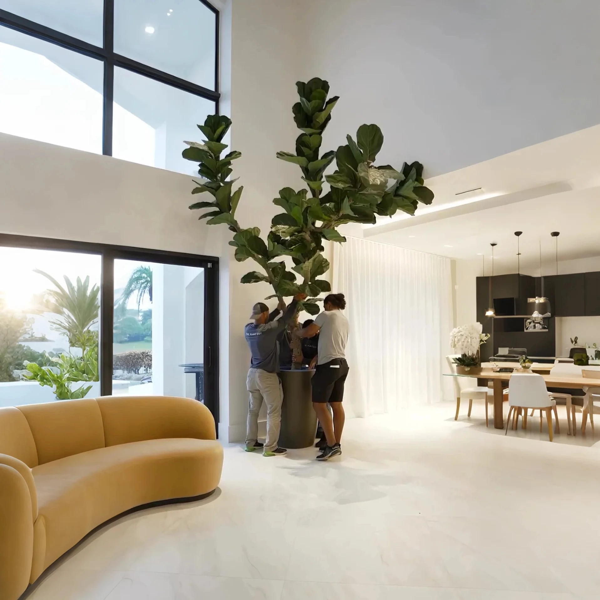 Artificial Fiddle Leaf Fig Tree 10 FT Indoor Display