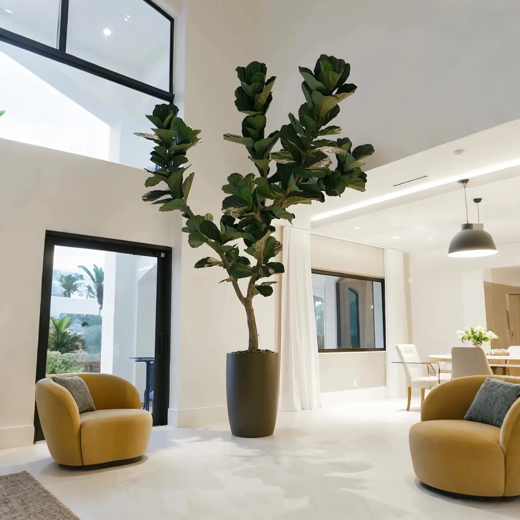 Artificial Fiddle Leaf Fig Tree 10 FT Indoor Display