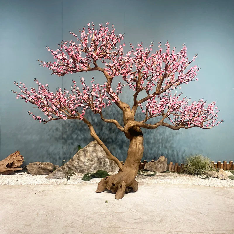 Künstlicher Kirschbaum Große realistische Optik Innen Außen – Faux Natural