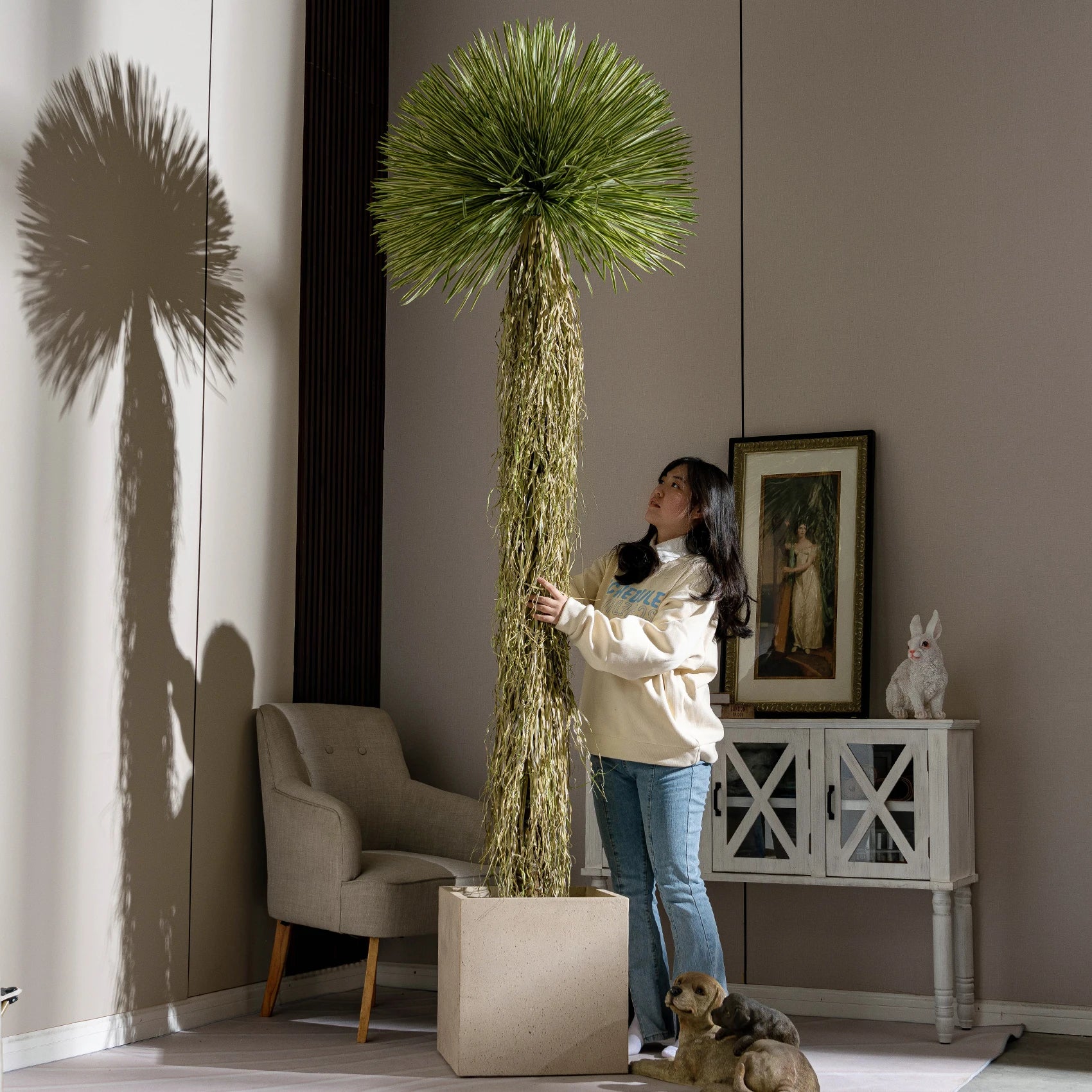 Artificial Dracaena Tree Faux Natural Touch 8.5 FT