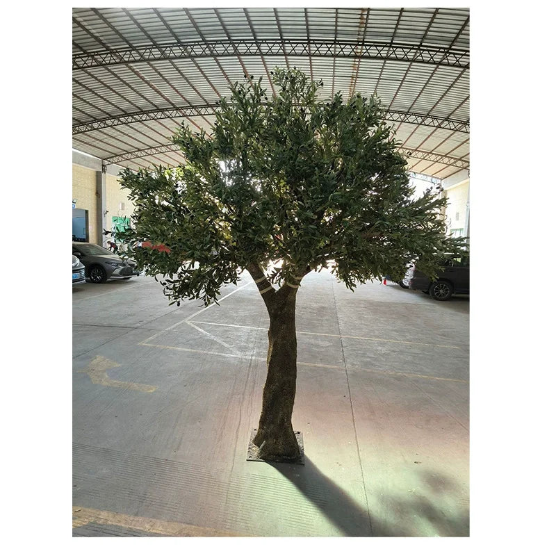 Large Artificial Olive Tree Realistic Plastic 10 FT Decor