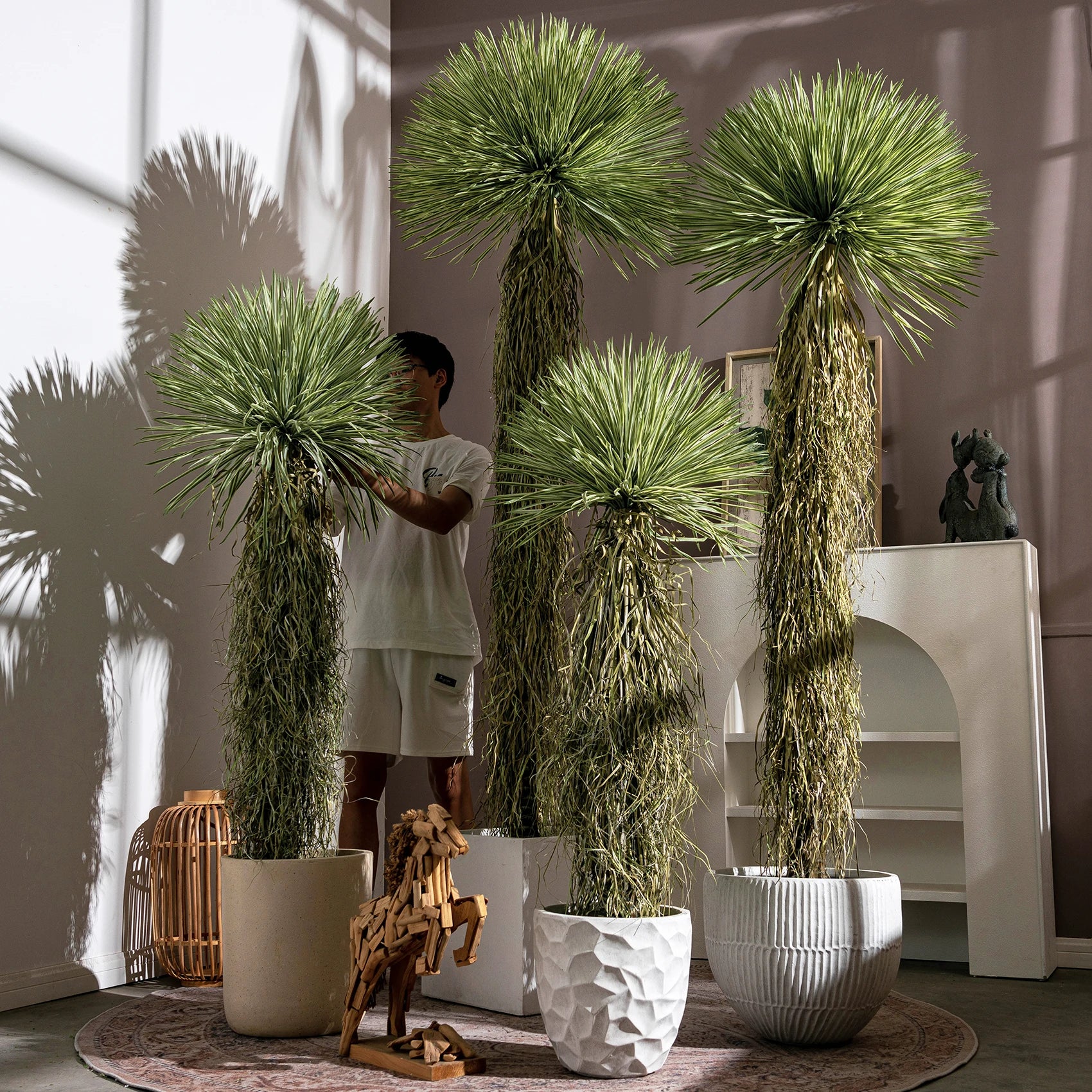 Artificial Dracaena Tree Faux Natural Touch 8.5 FT