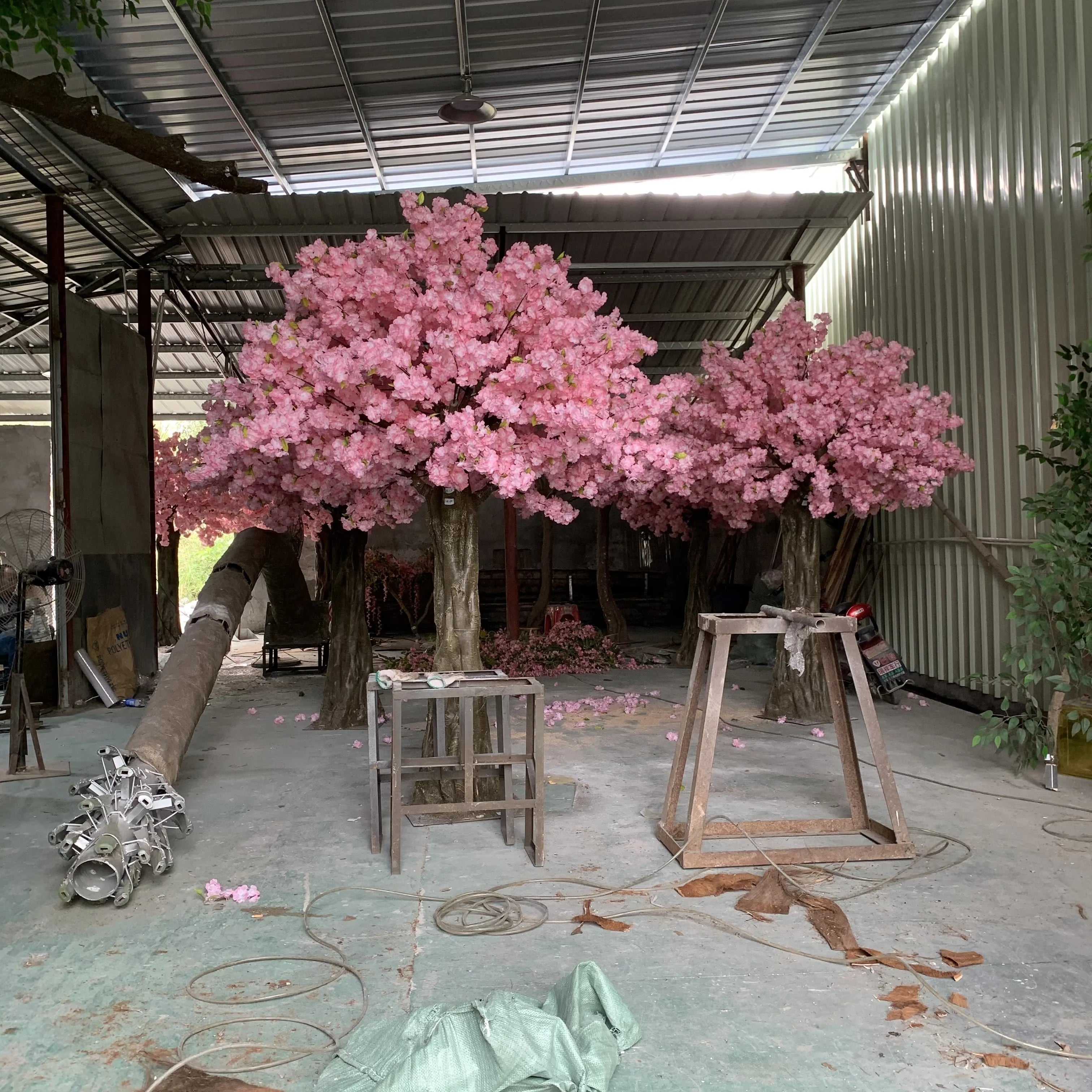 Artificial Cherry Blossom Tree 3m Realistic Look Outdoor Use